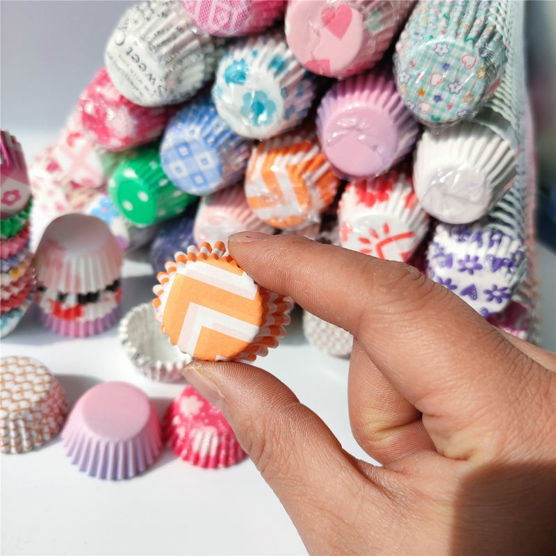 2.5Cm Baking Cake Paper Holder 48 Even 96 Even Mini One Lucky Paper Holder Small Mushroom Paper Holder 1000 - Image 5